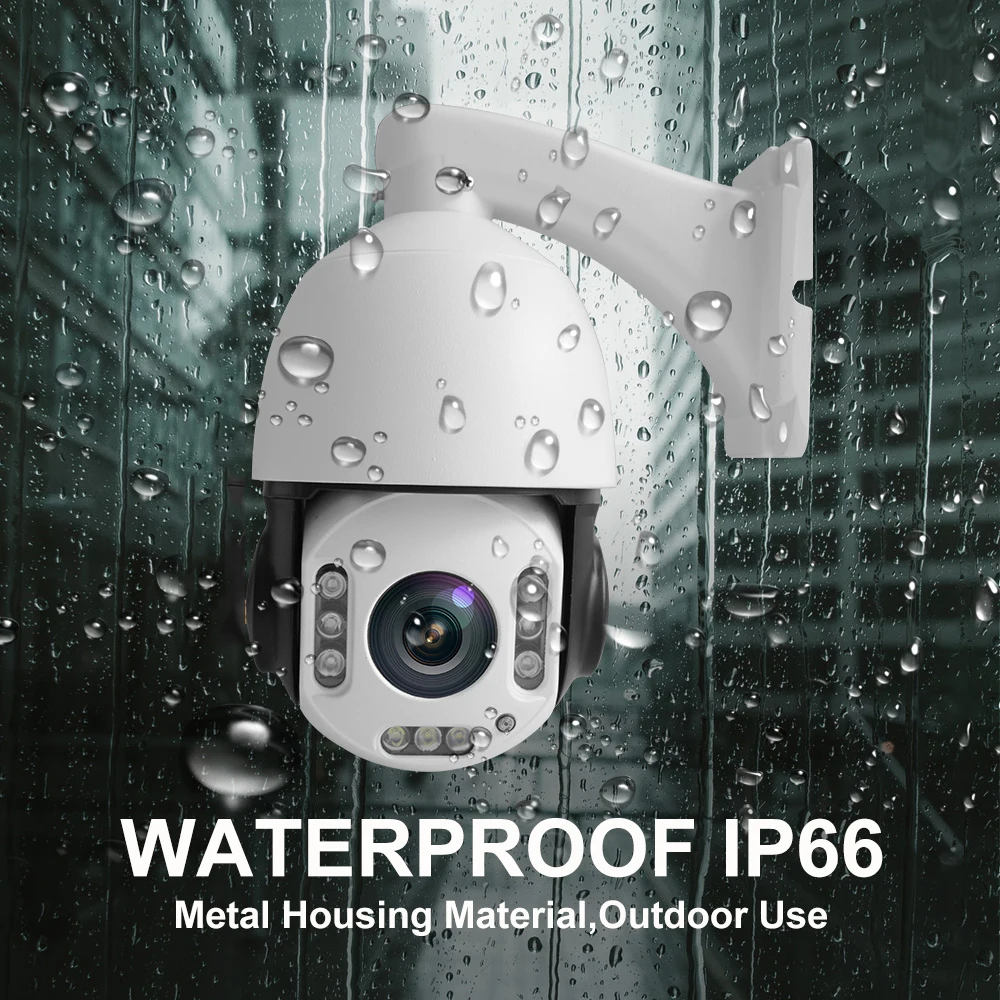 Беспроводная IP-камера IMPORX 5 МП 20-кратный зум автоматическое слежение PTZ IP HD 1944P Wi-Fi