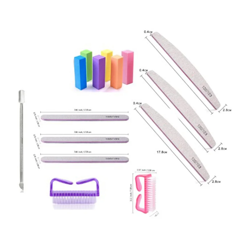 Набор инструментов для маникюра набор нержавеющая сталь ножницы толкатель