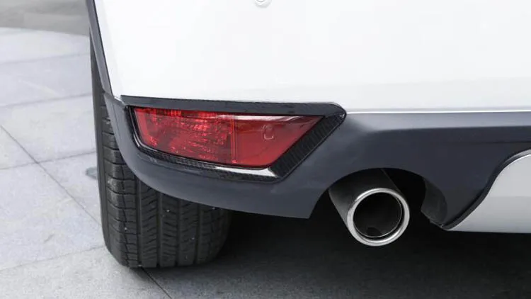 Автомобильный Стайлинг хромированная лампа заднего противотуманного фонаря