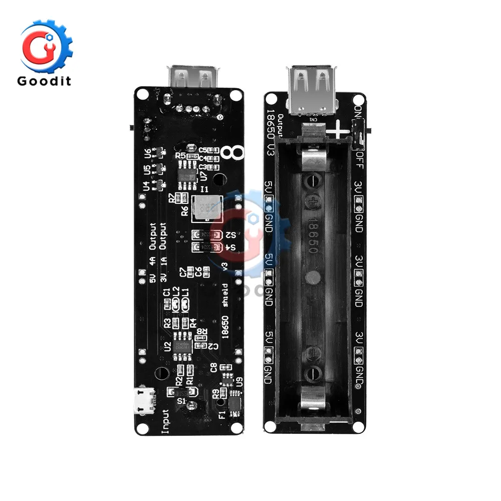 Плата зарядного устройства ESP32 ESP32S WeMos 18650 щит для зарядки аккумуляторов V3 Micro USB