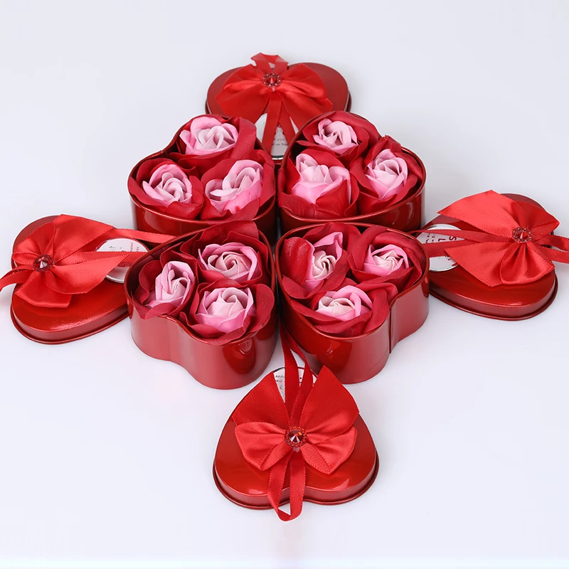 Комплект из 3 предметов на день Святого Валентина в форме сердца розовых