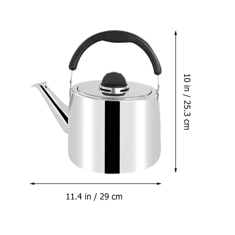 

Stainless Steel Kettle Practical Tea Kettle Household Whistling Teakettle