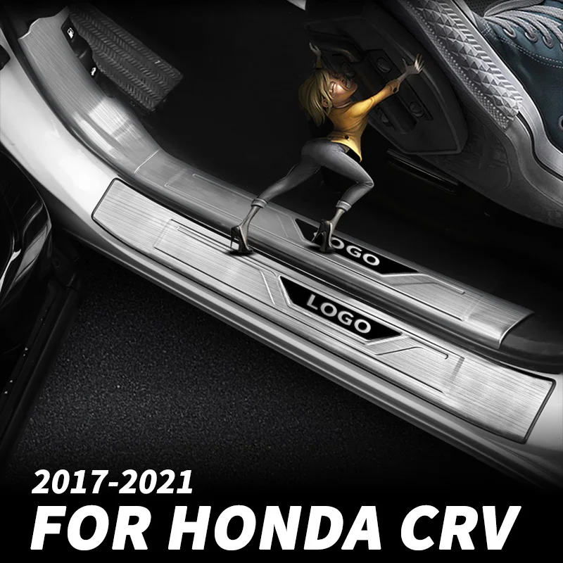 

Для Honda CRV Refit 2017 2018 2019 2020 2021 пороговая панель приветственная педаль, удлиненные и расширенные автомобильные аксессуары