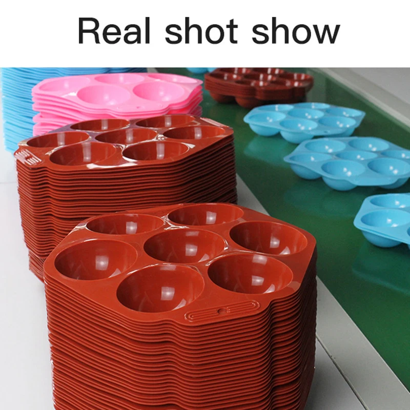 

7-Cavity Half Ball Sphere Silicone Cake Pastry Mold Multifunctional Chocolate Cookie Candy Baking Cake Mould Home Kitchen Tools