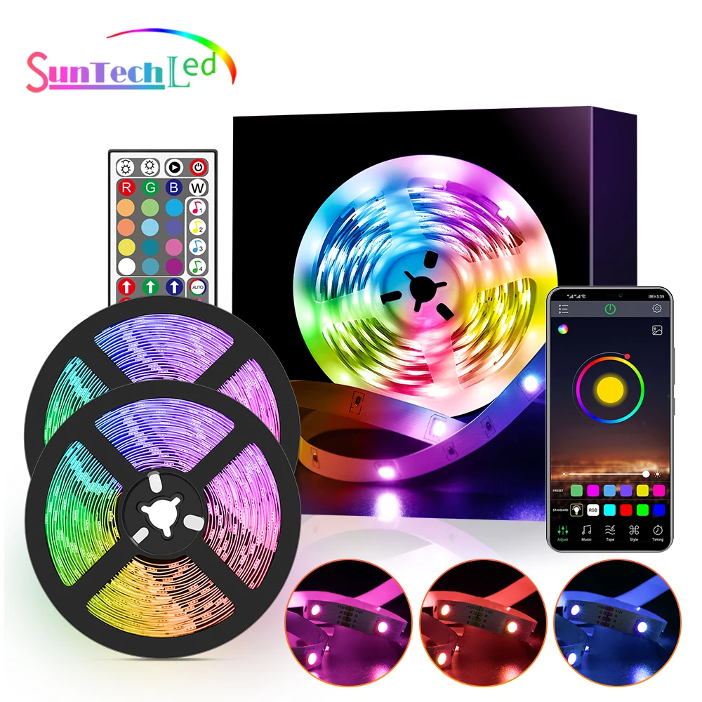 Светодиодная лента с изменением цвета и дистанционным управлением через