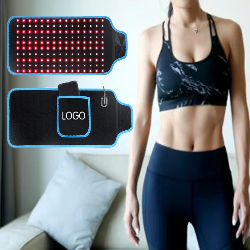 ADVASUN 150 LEDs Red Light Therapy Wrap Belt Flexible Wearable For Loss Slimming Machine Waist Heat Pad Massager
