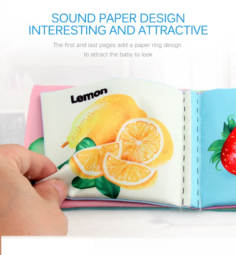 Тканевая книга для детей 0 12 месяцев развивающая мягкая обучающая познавательная