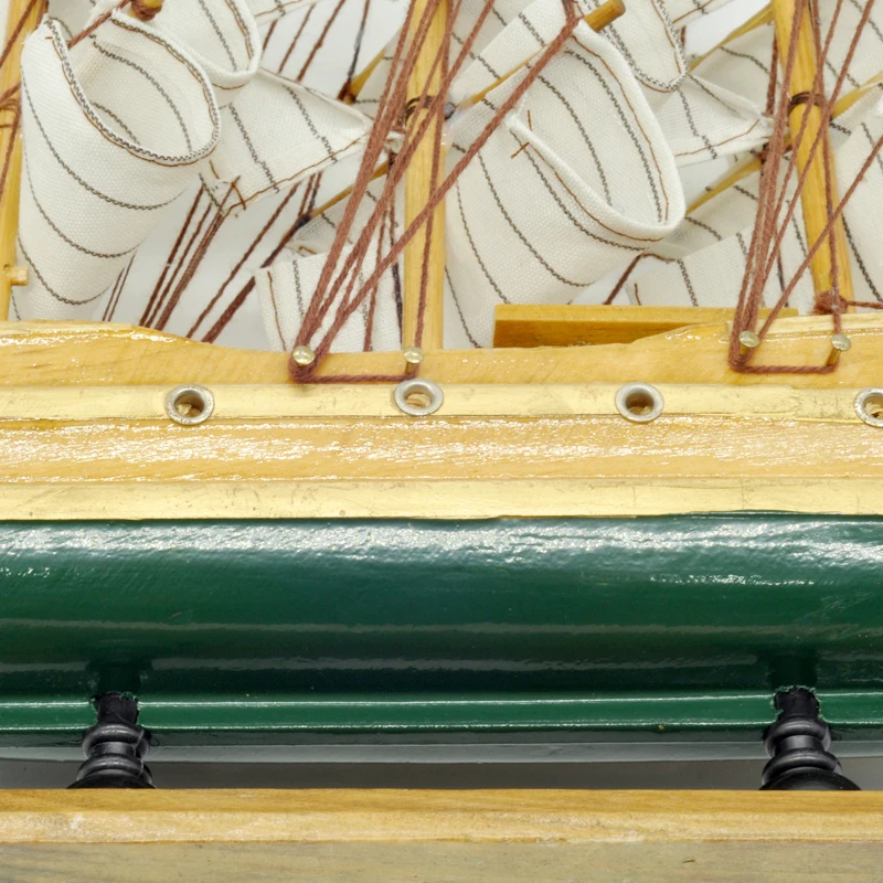 Luckk Бесплатная доставка деревянный парусник модель корабля классика антикварное