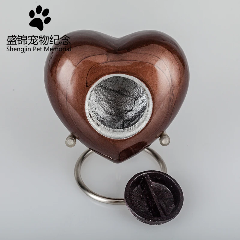 Питомец животное собака кошка keepsake памятные пепла урны мое сердце форма Кристалл