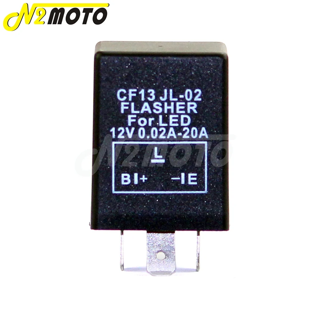 

Universal 3-Pin Car Flasher Relay Fix For Motorbike 12V JL-02 LED Light Turn Signal Blinker Lamp Hyper Flash CF13 CF13JL EP34