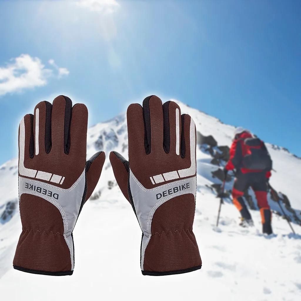 

Men Winter USB Hand Warmer Electric Thermal Gloves Thermal Gloves Outdoor Motorcycle Riding Windproof Thicken Ski Gloves