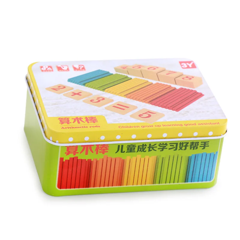 

Montessori Toys For Children Mathematics Kids Early Educational Toys Counting Wooden Stick Kids Number Cognition Birthday Gift