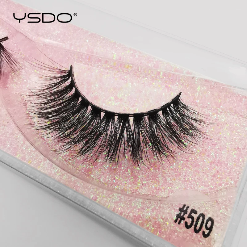 YSDO, 1 пара, 3D, норковые ресницы, пушистые, драматические ресницы, макияж, вытянутые, норковые ресницы, натуральные, длинные, накладные ресницы, толстые, искусственные ресницы