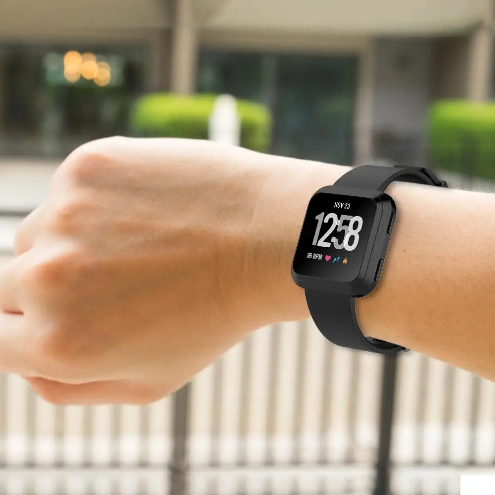 Ремешок для часов для Fitbit Versa/Versa Lite/Versa 2 мягкий силиконовый сменный Браслет аксессуары для браслетов