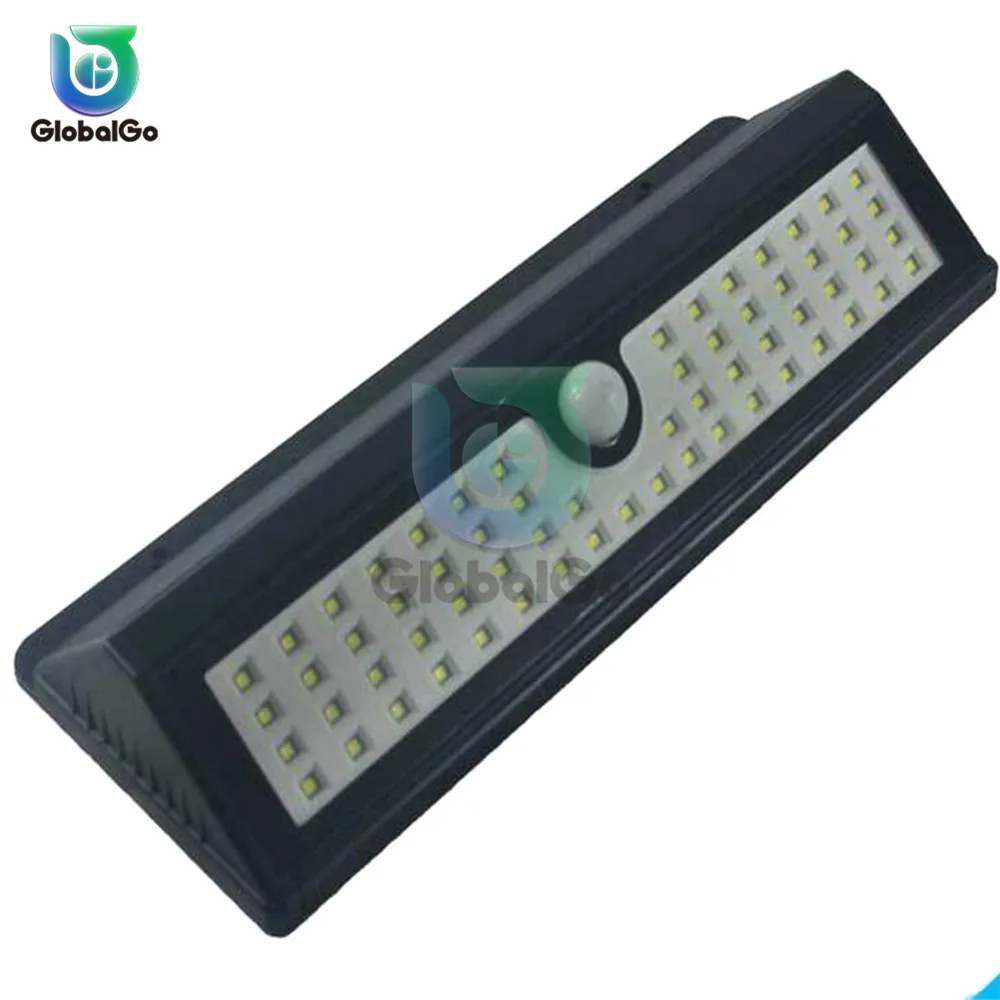 62 LED наружный Солнечный настенный светильник PIR датчик движения Солнечная лампа