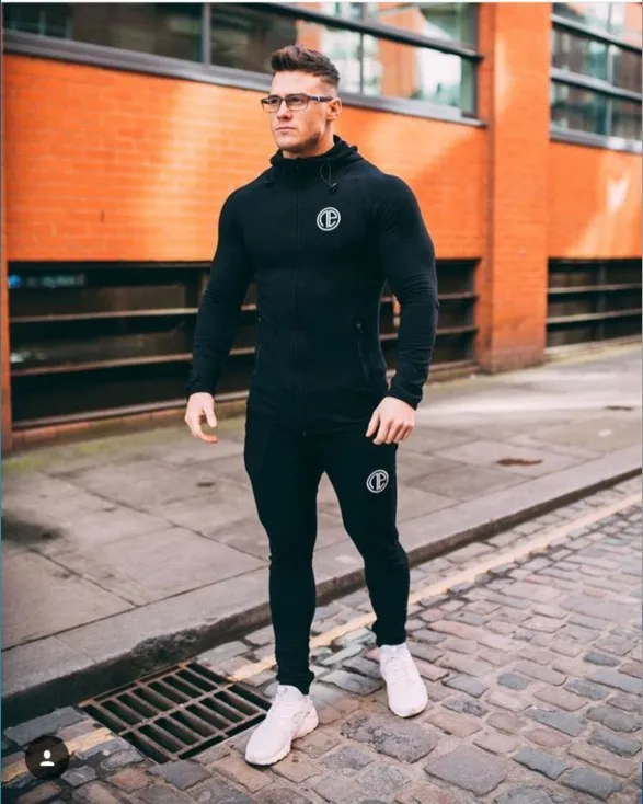 

Selfree Man Running Sets Men Sport Suits Hoodies Pants Sets Sweatshirt Sweatpants Sportswear Gym Fitness Tracksuit Male Casual