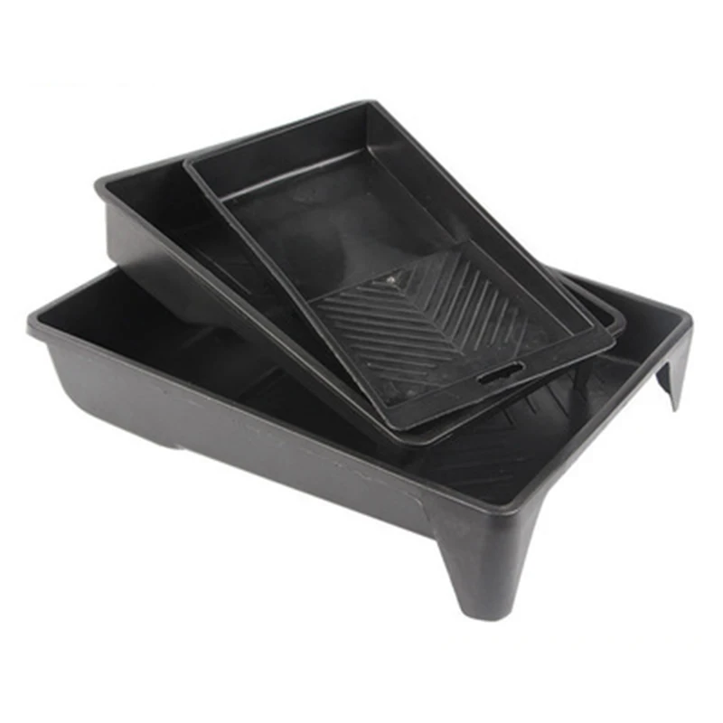 

Лоток для краски для ванной, настенный инструмент, большая емкость, латексная кисть, цветной инструмент для краски на стену, плоский двустор...