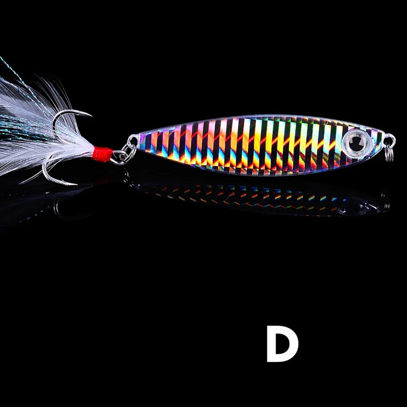 20g 62mm Fishing Baits Colorful Reflection Jigging Attraction Spoon Fish Lures Accessories With Treble Hooks | Спорт и развлечения