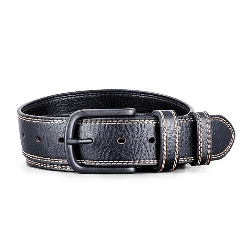 

vintage soft designer belts men high quality cow genuine leather vintage pin buckle designer mens wide luxury brand belt