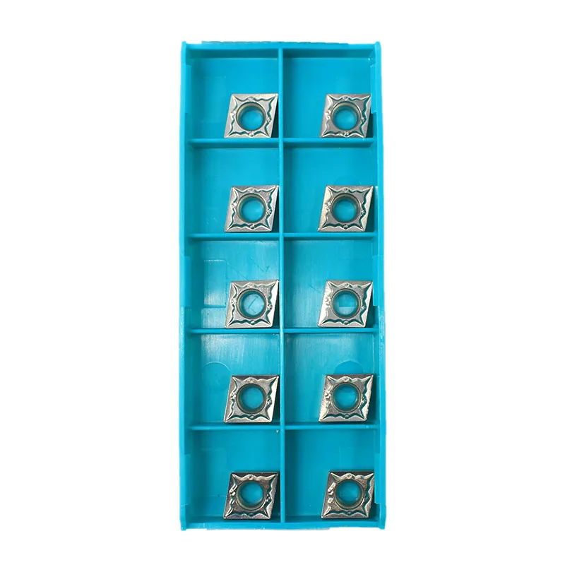 Внутренние резцы для токарной обработки 10 штук CCMT09T304 FG CT3000, керметовые пластины из карбида.