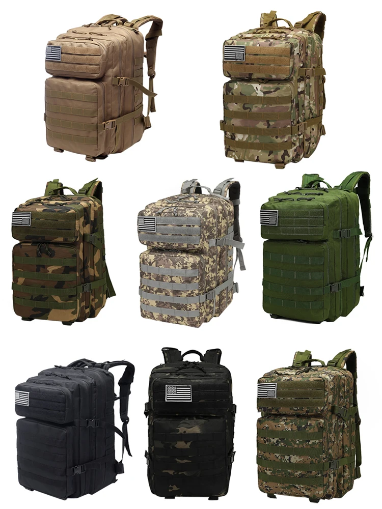 

Туристический Водонепроницаемый рюкзак из ткани Оксфорд 900D, военные рюкзаки для отдыха на открытом воздухе, походов, рыбалки, охоты