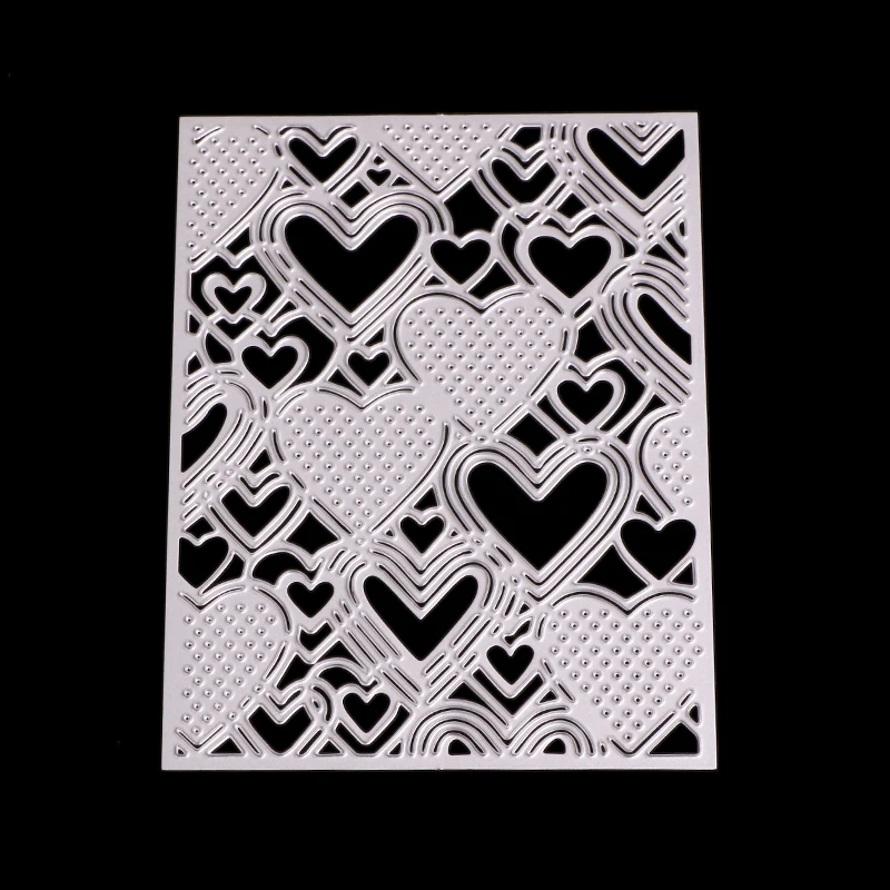 Love Cover Scrapbook Punch Metal Cutting Dies For Scrapbooking Stencils DIY Album Cards Decoration Embossing Die Cuts Cut Cutter | Дом и сад