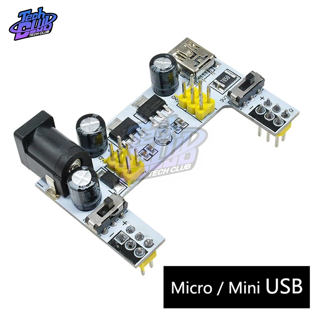 DC 7 12 В MB102 мини микро USB интерфейс макетная плата модуль питания MB 102 для Arduino DIY Kit