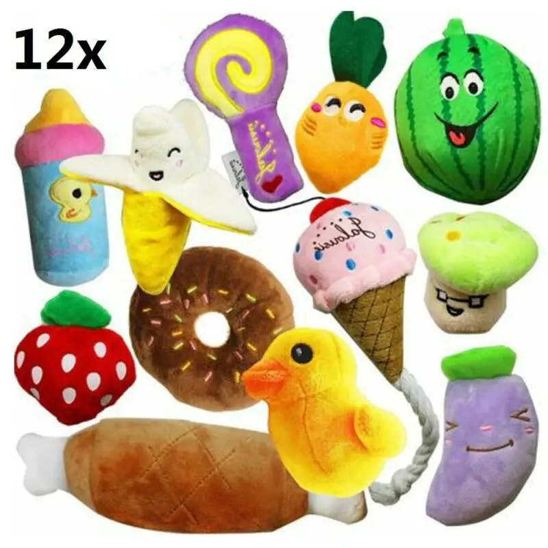 12 шт. мягкая жевательная игрушка для собак и щенков | Дом сад