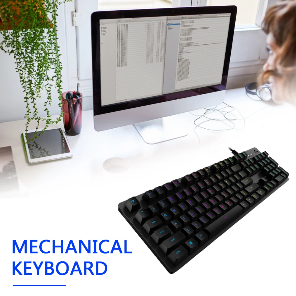 Logitech G512 104 Keys Wired Backlight Blue Switch Game Mechanical Keyboard