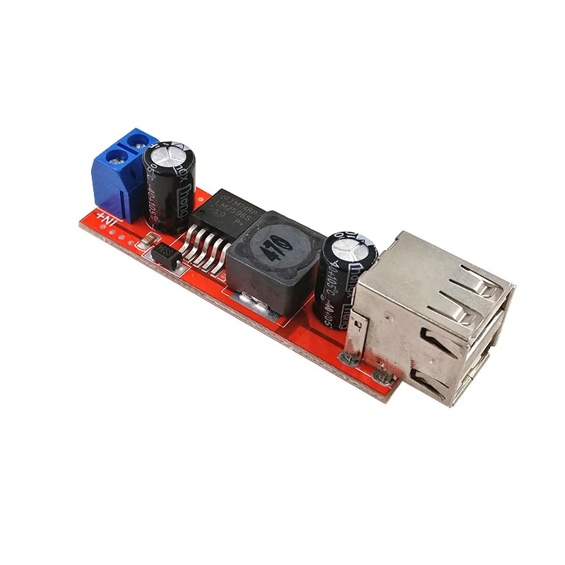 С источником питания от постоянного тока 6V 40V до 5V 3A двойной USB зарядка DC