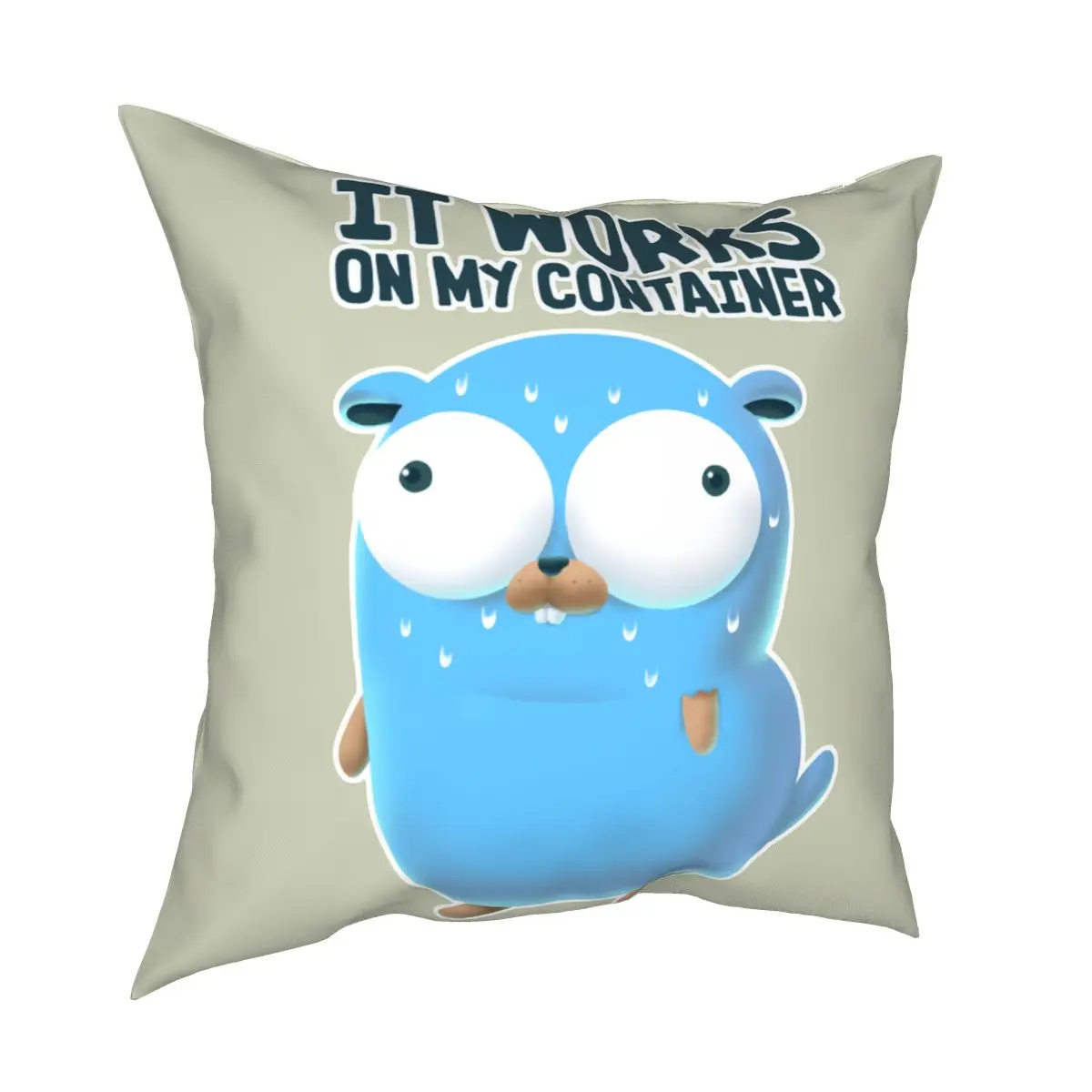 

Golang работает на моем контейнер Подушка Чехол Печатный чехол для подушки из полиэстера Декор Golang программирования Подушка Чехол, декоративн...