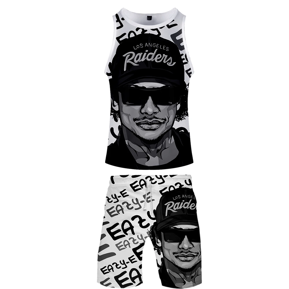 Гангста рэп Eazy E брендовая одежда модный спортивный костюм для мужская майка 2 шт.