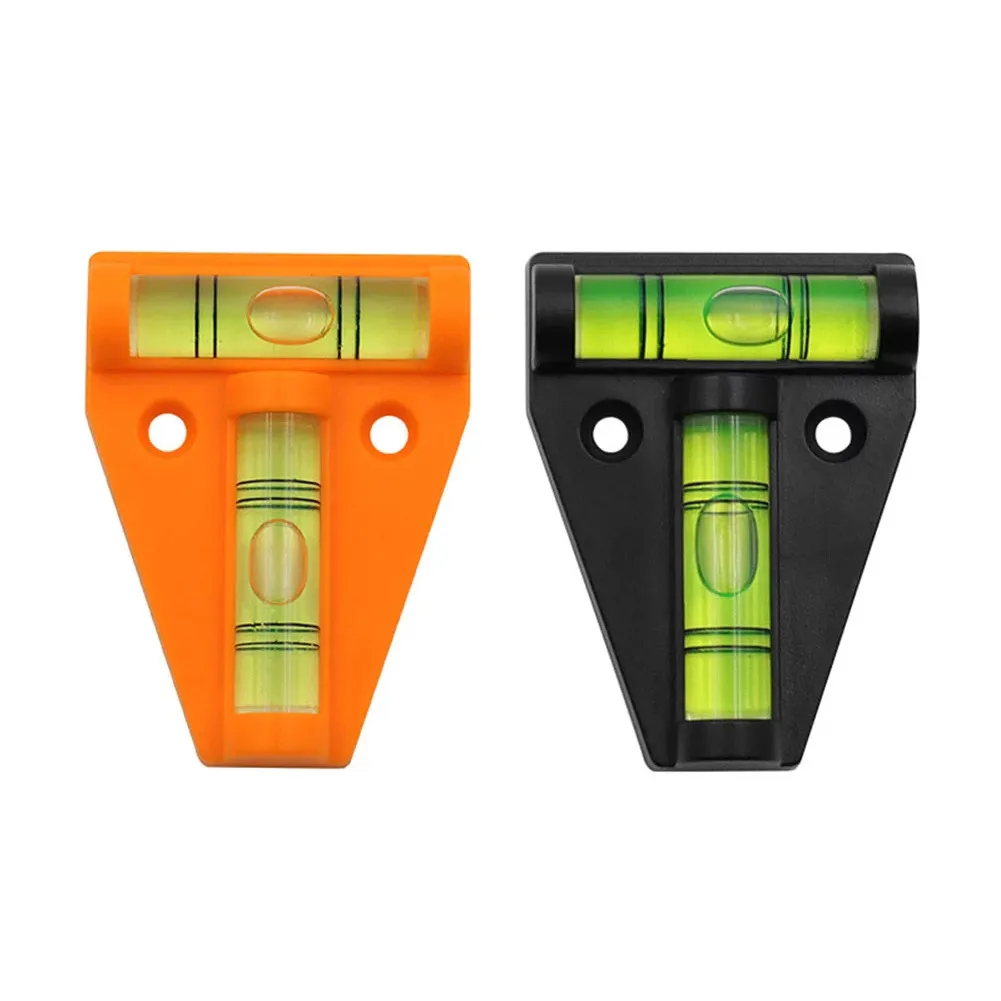

Orange/black Mini Mini Spirit Level Plastic T-type Triangular Indicator