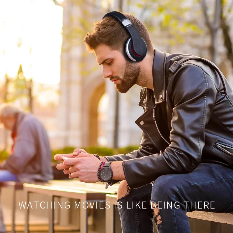 Wireless bluetooth headset head-mounted gaming folding with microphone subwoofer stereo surround sound fashion | Электроника