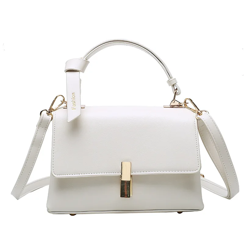 

Elegant Simple Design Women's Small Handbags Pu Leather Shoulder Bags For Women 2020 Fashion Solid Color Wild Crossbody Bag