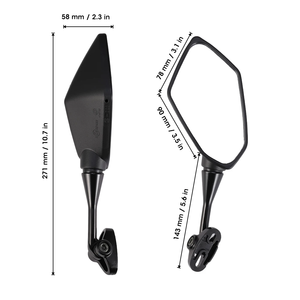 Зеркала заднего вида для мотоцикла Honda CBR600 F4 F4I 1999-2006 CBR900 CBR919 CBR929 CBR954 1998-2003