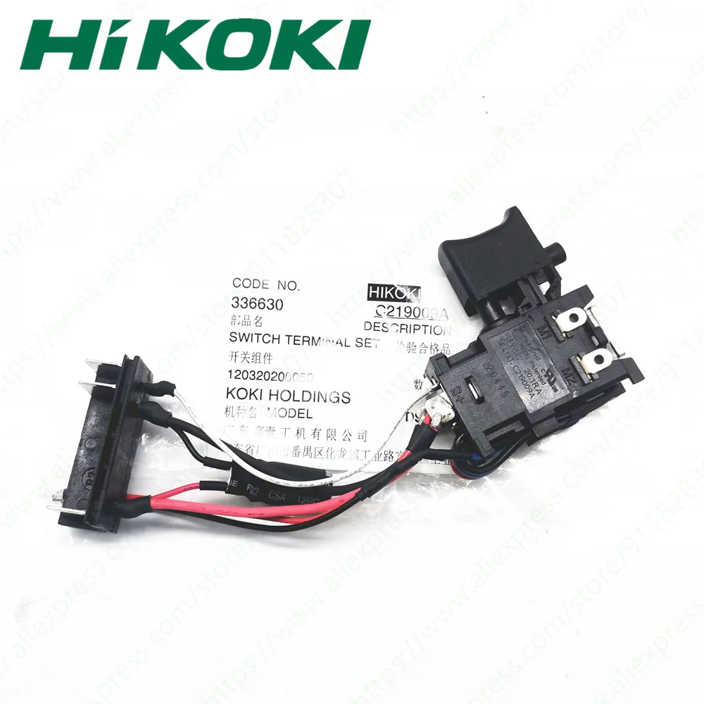 

Переключатель для HIKOKI WH18DJL WH18DGL DV18DJL DV18DGL DS18DJL DS18DGL 336630