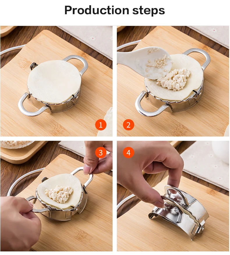 Легко DIY клецки инструменты Jiaozi чайник Плесень Экологичные Кондитерские