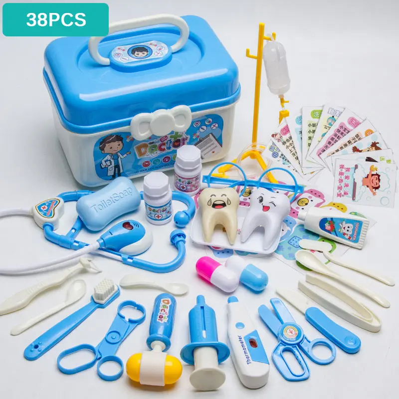 

Kids Doctor Toys Set Boy Girl Simulation Family Doctor Nurse Kit Children Toy Pretend Play House Medical Tools Educationa Toys