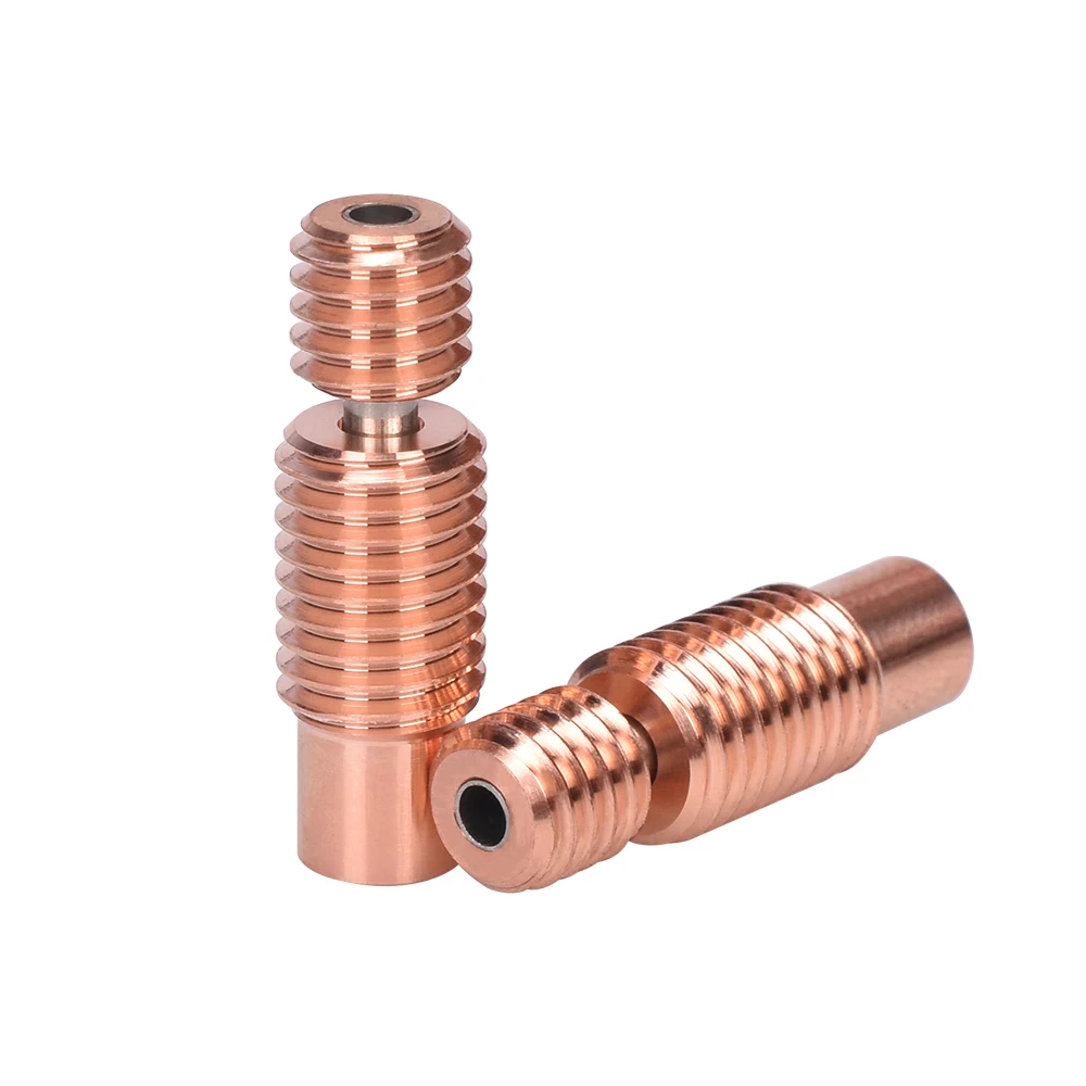 

Bi-Metal Heat Break High Quality Copper Alloy V6 Throat For V6 Hotend Heater Block I3 MK3 3D Printer Parts 1.75MM Filament
