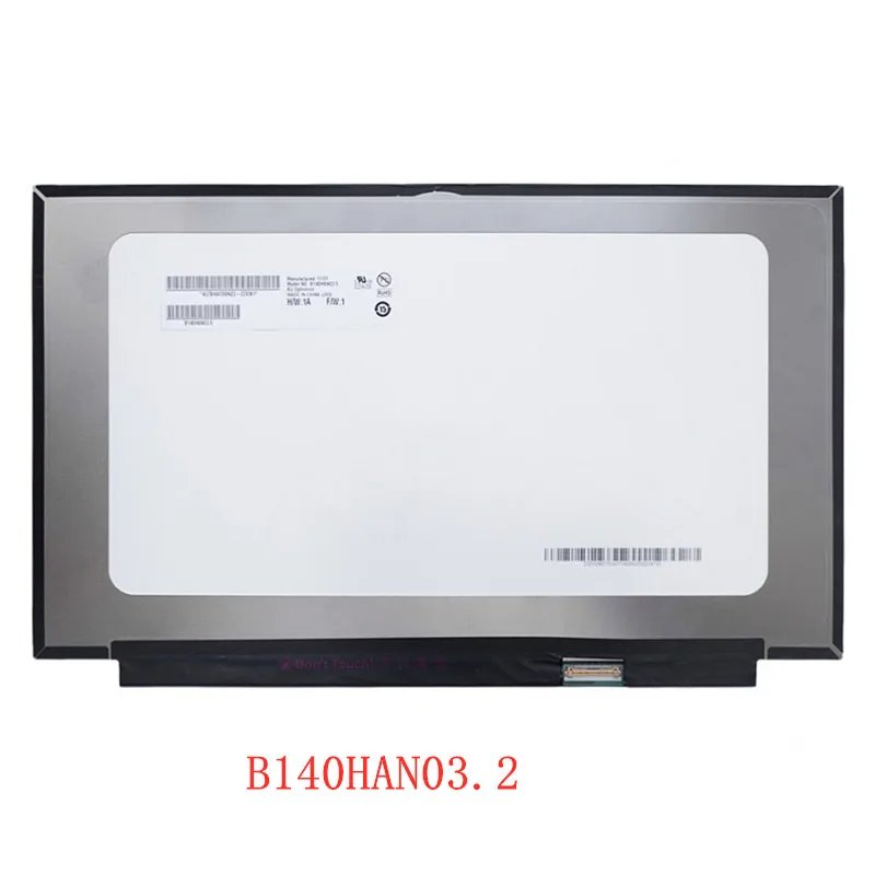 

ЖК светодиодный дисплей для ноутбука 14,0 дюйма, IPS-дисплей, B140HAN03.2 FHD 1920*1080 EDP, 30 контактов, замена матричной панели