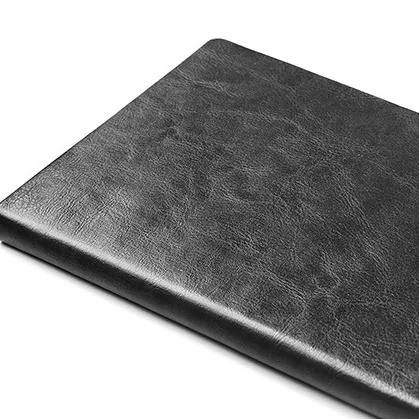 black KKBOOK предприятие покупки бизнес-дела имитировать кожи блокнот канцелярские принадлежности для работы в офисе кожаный дневник вы - Цвет: black