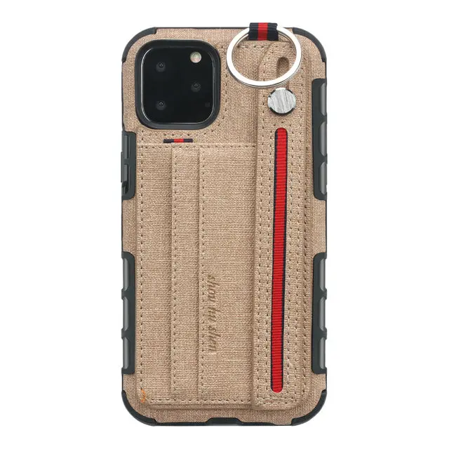 Для Coque iPhone 11 чехол для iPhone 11 Pro Max Роскошный чехол металлическое кольцо карточка из ткани слот Etui для iPhone11 Pro Чехол 11Pro Funda
