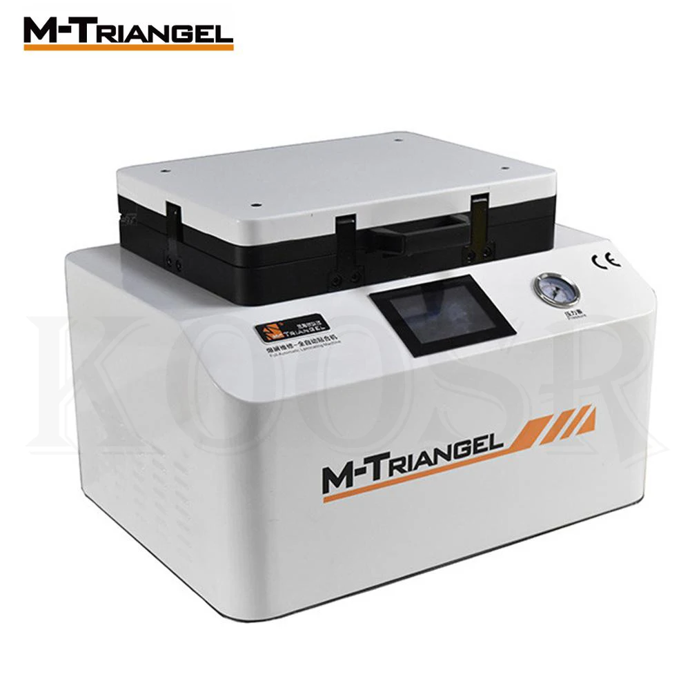 M Triangel 12 ''вакуумное ламинирование для удаления пузырьков в одном плоском экране Iphone Samsung Huawei мобильный