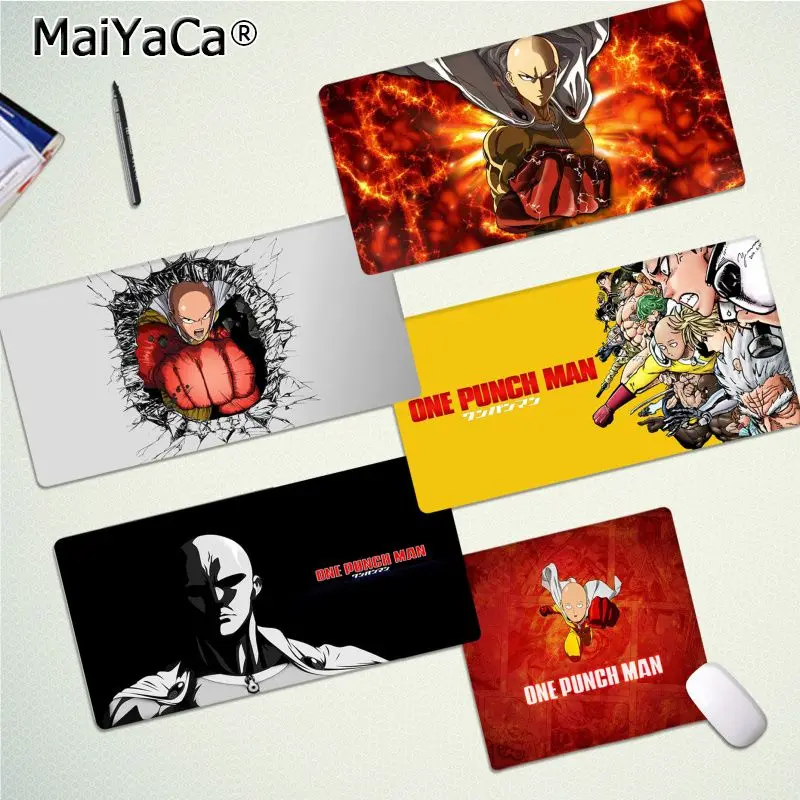 

MaiYaCa 2019 New One Punch Man DIY Design Pattern Game mousepad Rubber PC Computer Gaming mousepad
