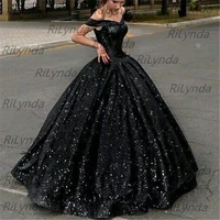 new ball gown evening dresses sweetheart bling off shoulder long formal dress gala customized women party gowns