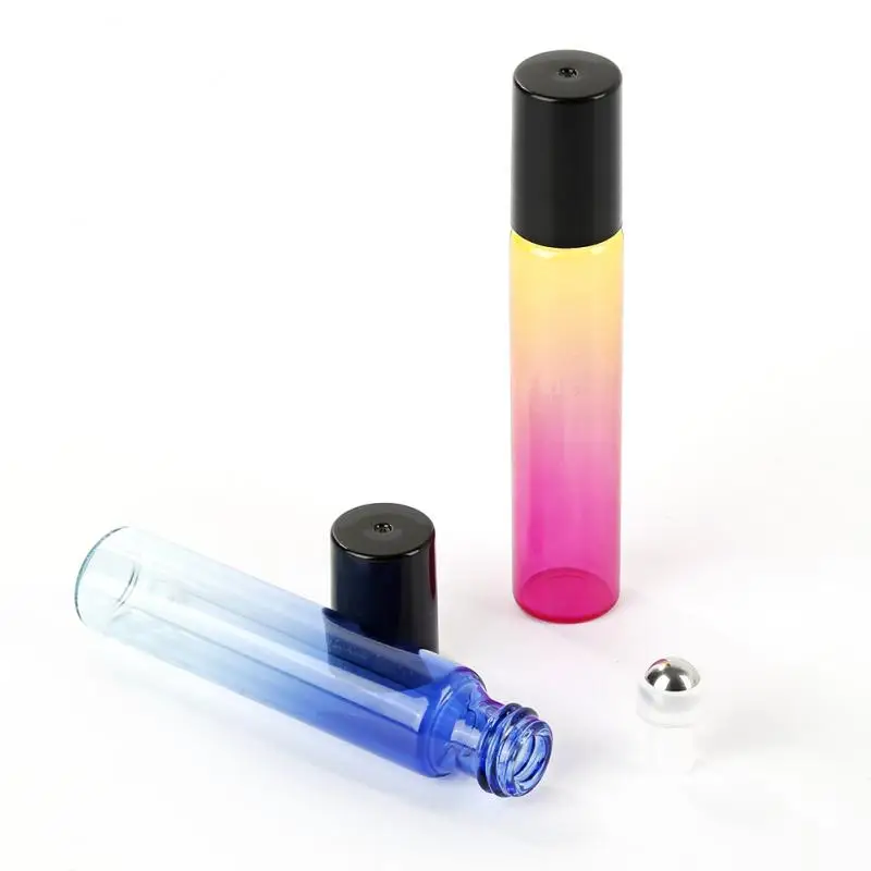 10 мл градиент Цвет Sub-бутылка коррозионно-стойкие Стекло Портативный путешествий