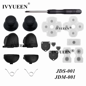 Контроллер IVYUEEN для PlayStation Dualshock 4 PS4 PRO Slim, L1 R1 L2 R2, триггерные кнопки, аналоговый стик, проводящая резина, ремонт