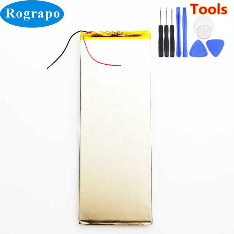 New 3.7V 5600mAh Battery For Tablet PC Digma Plane 1559 4G PS1173PL Accumulator 2-Wire + Free Tools | Электроника