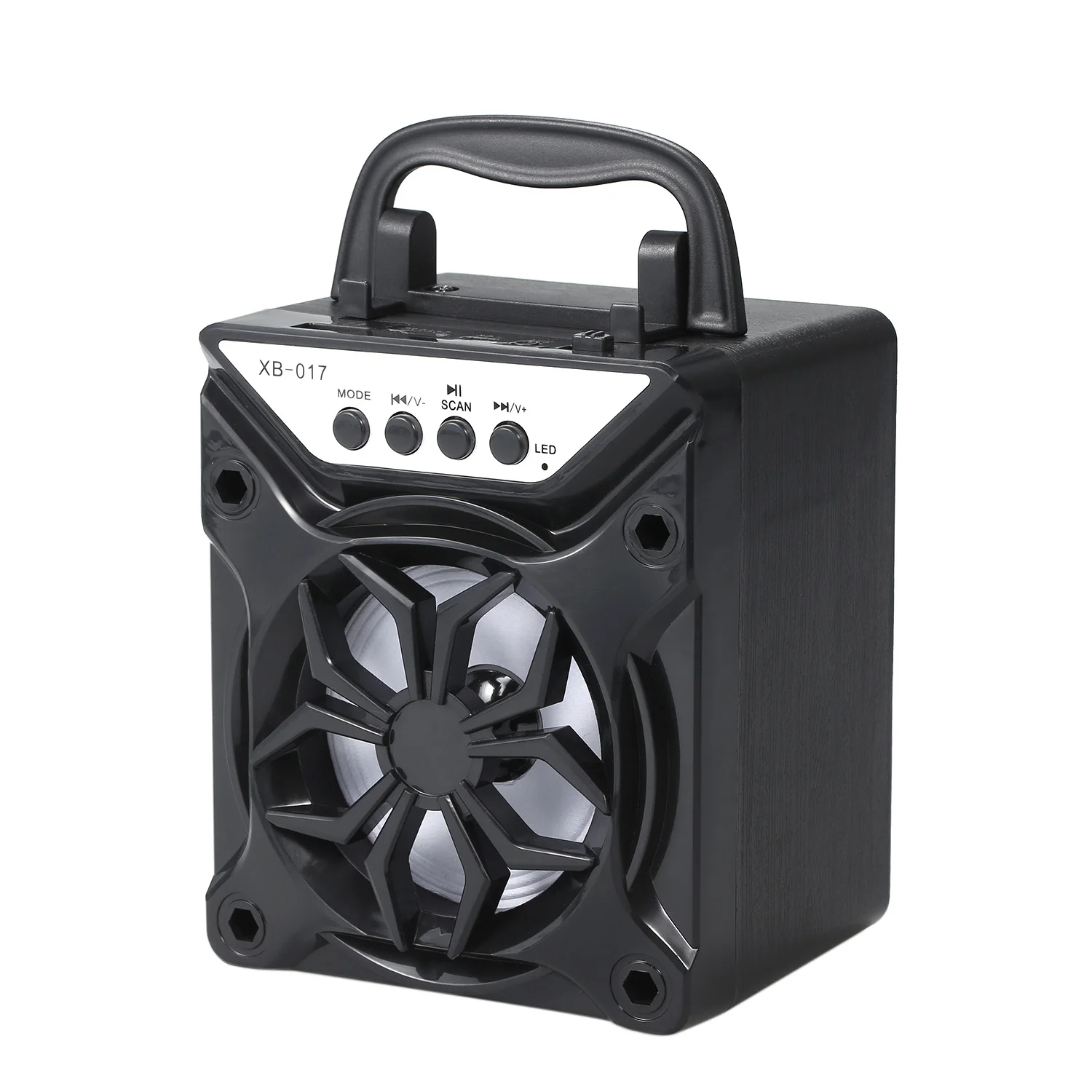 Портативная колонка с сабвуфером BT уличная поддержкой tf-карты квадратное